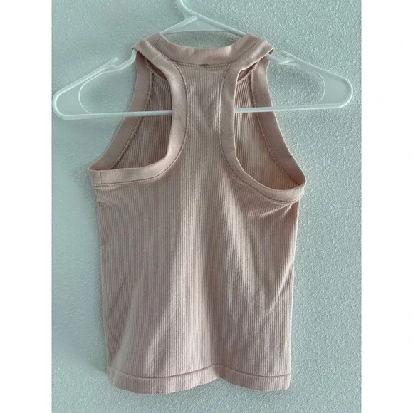 Athleta‎ Renew Tank Top Womens XXS Pink Cropped Gym Athletic Workout Sporty - Picture 2 of 7